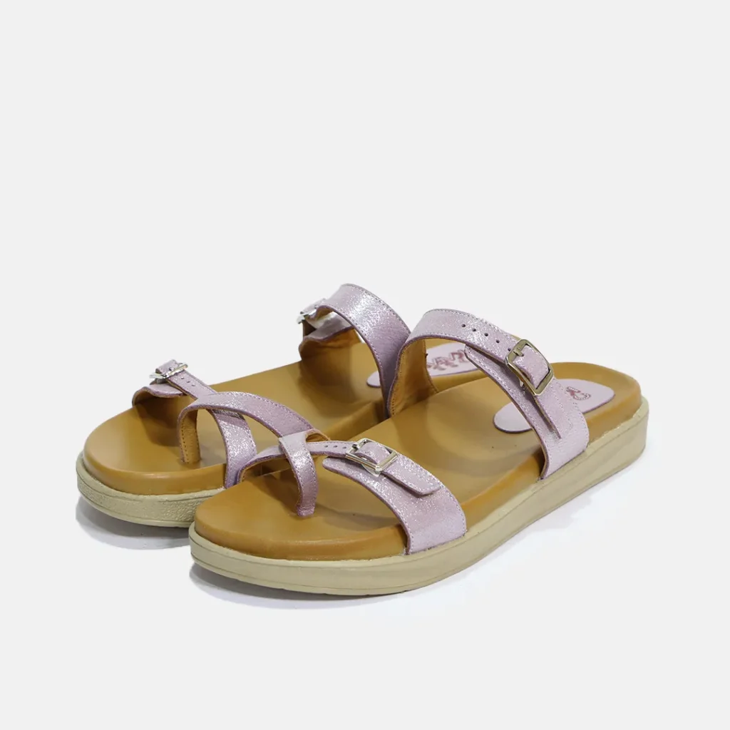 صندل زنانه چرم طبی