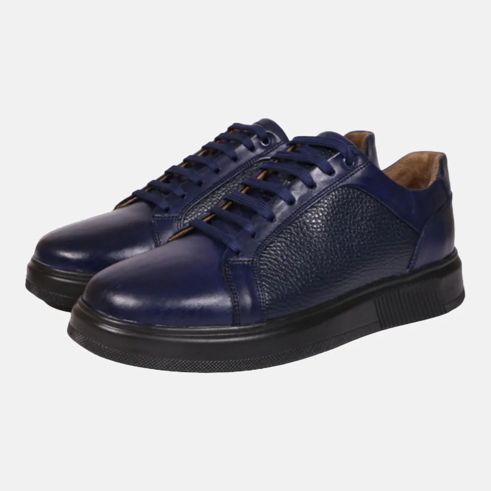 کفش مردانه اسپورت چرم بندی 034 کفش مردانه اسپورت چرم بندی 034