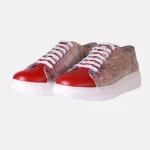 کفش زنانه اسپرت چرم بندی A225