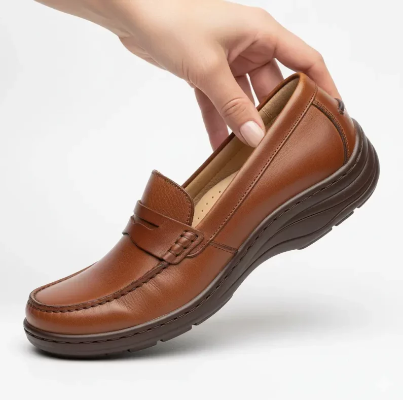 کفش چرم طبی زنانه