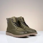 نیم بوت چرم زنانه دلیس