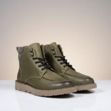 نیم بوت چرم زنانه دلیس