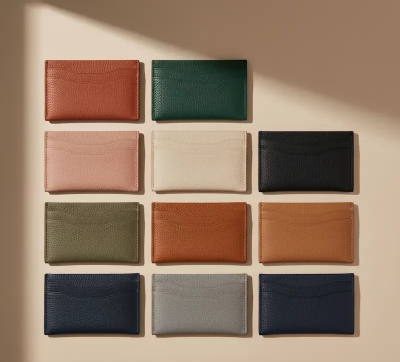 انواع جاکارتی های رنگی چرم زنانه