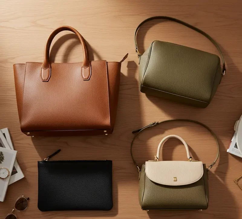 انواع کیف چرم طبیعی زنانه