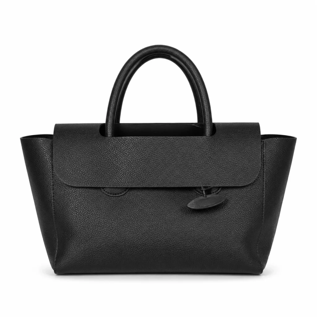کیف چرم دستی زنانه مدل D8398 مشکی