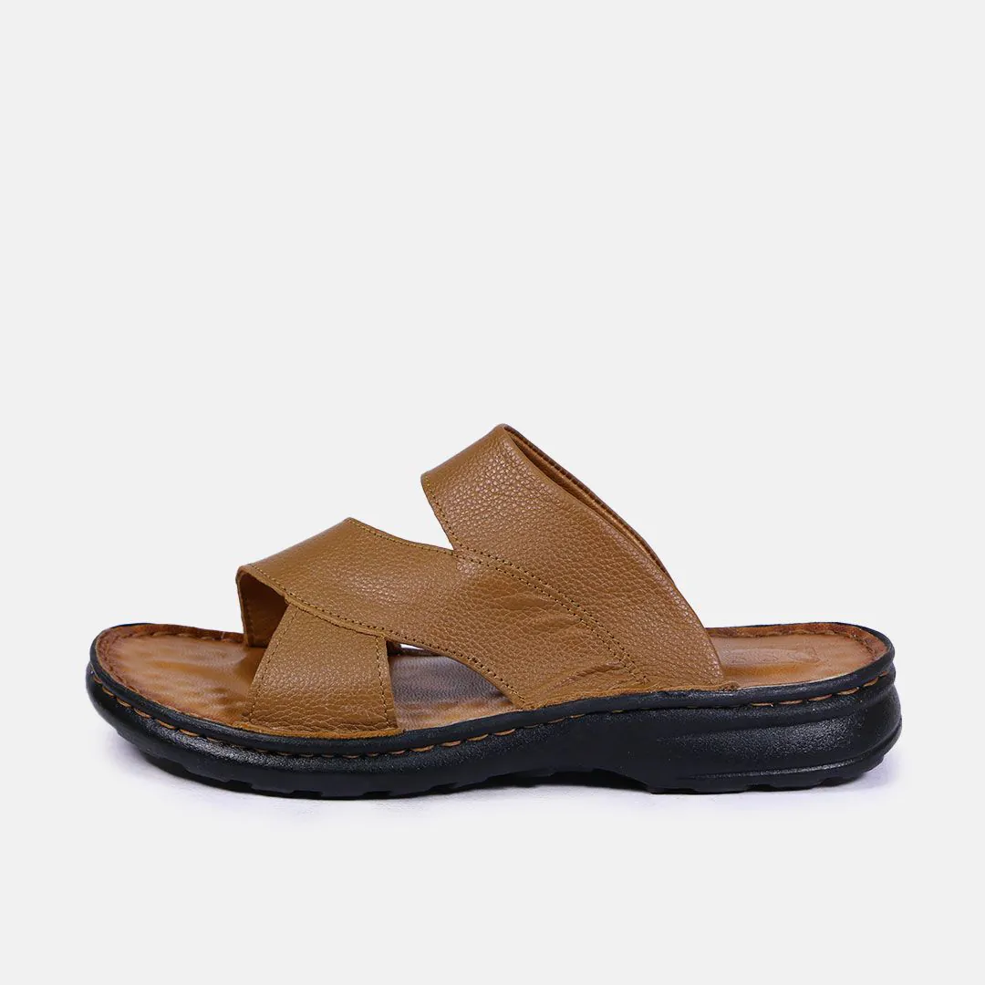 صندل مردانه چرم KHK-1306