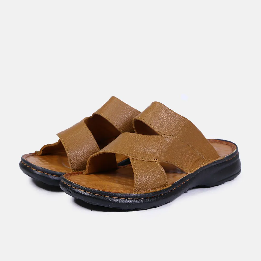 صندل مردانه چرم KHK-1306