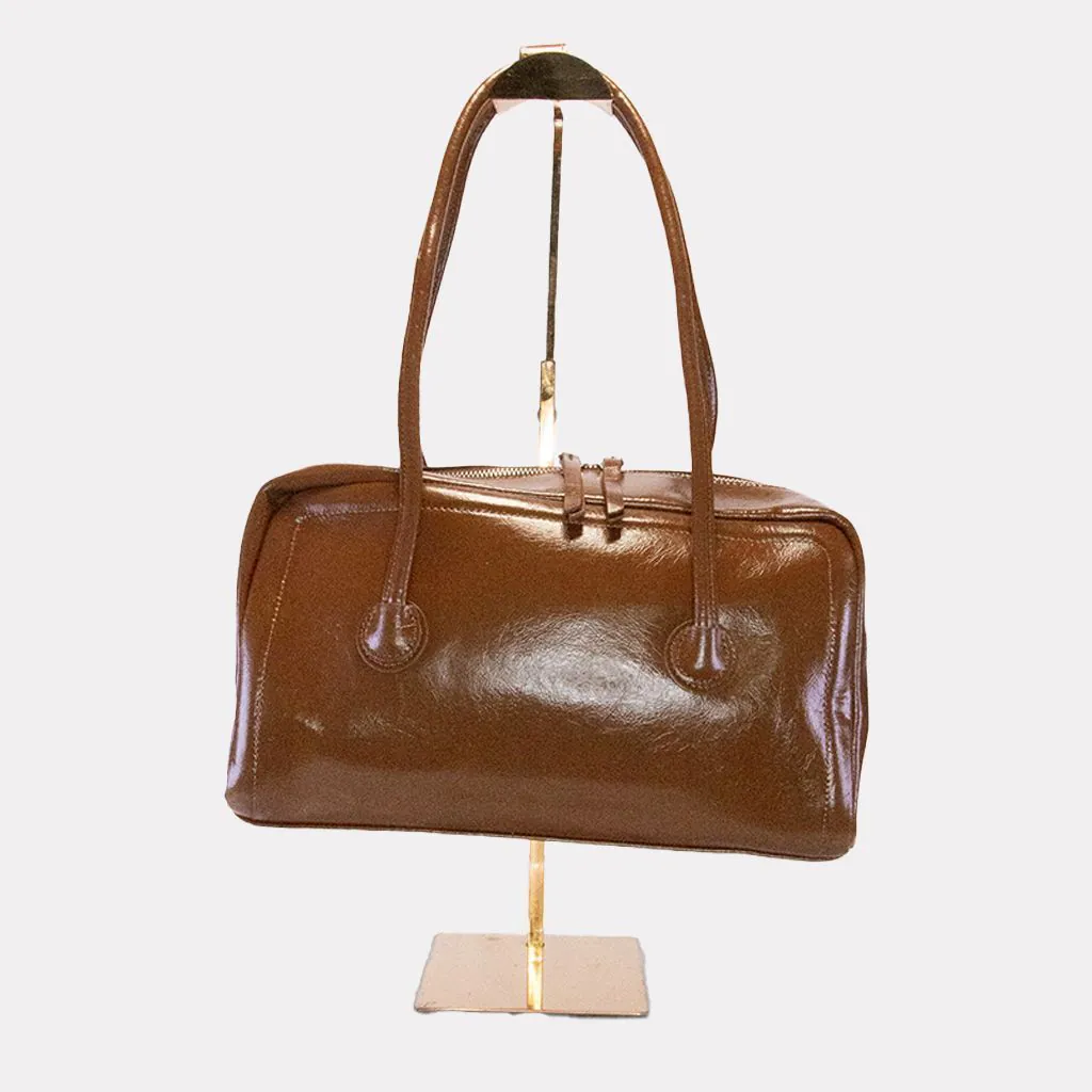 کیف چرم زنانه دوشی D8380 - Image 2