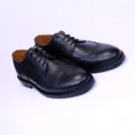 کفش چرم مردانه هشترک بندی مدل G114 - Image 8