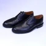 کفش چرم مردانه هشترک بندی مدل G114 - Image 2