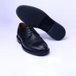 کفش چرم مردانه هشترک بندی مدل G114 - Image 4